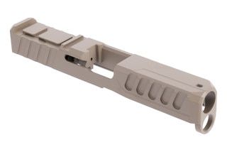 Evolve Weapon Systems flat dark earth slide for Glock 19 Gen 5.